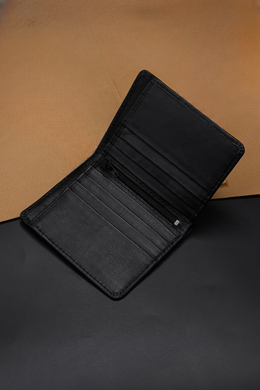 W-007 Zipper P BLACK